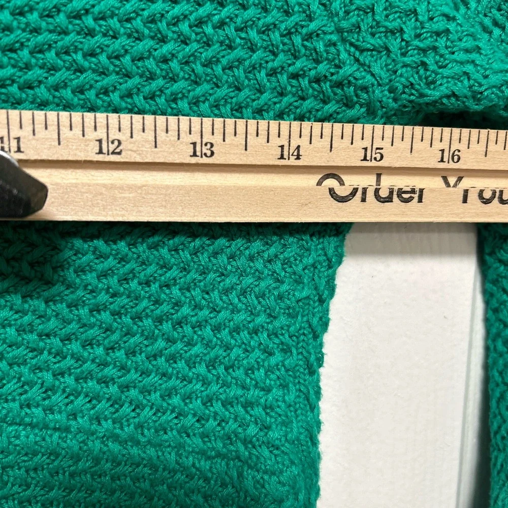 Free People Beach Crochet Halter Green Sweater Size Small - Picture 4 of 11